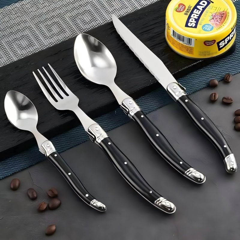 Commercial Kitchen Knives - 4-24 قطعة 8 بوصة Laguiole أدوات
