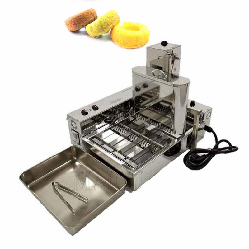 Donut Making Machine - 5.5L هوبر التجارية 4 صفوف التلقائي