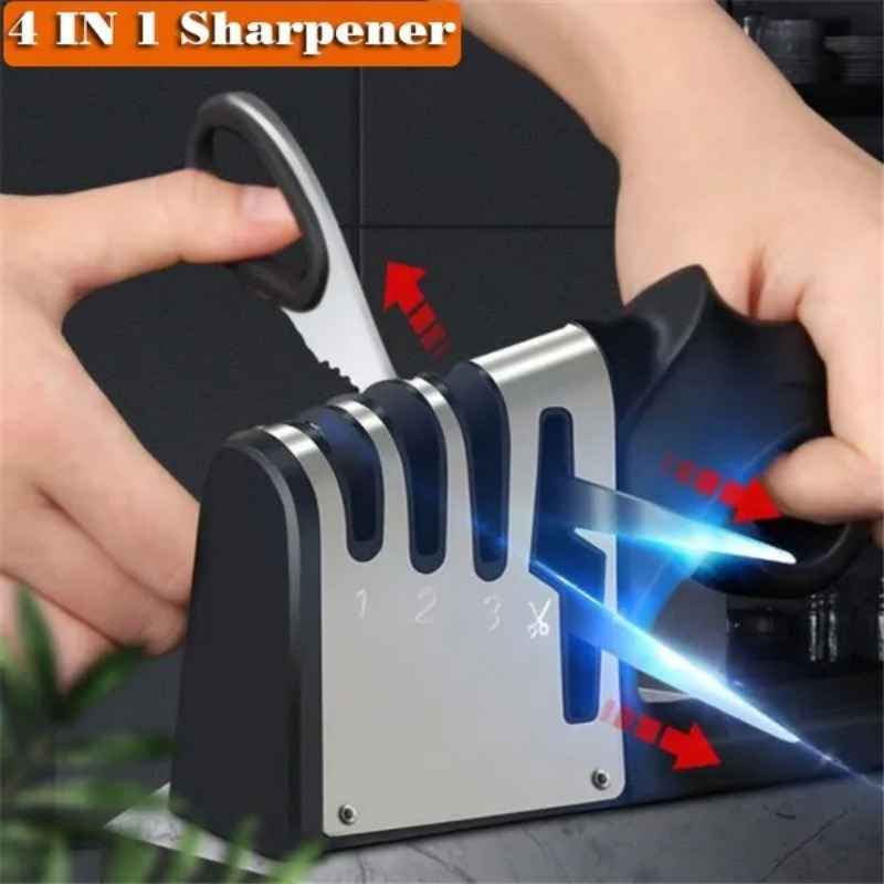 Commercial Kitchen Knives - مبراة سريعة من التنجستين الاحترافية 4