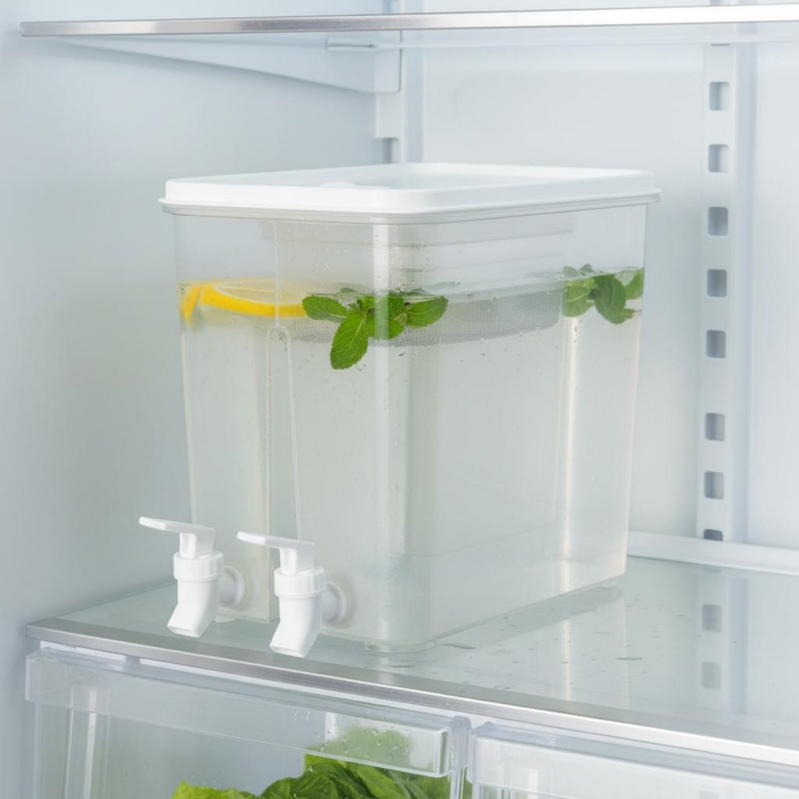 Cold Drink Dispenser - إبريق ماء كبير السعة مع صنبور،