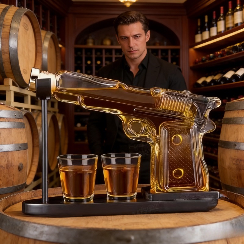 قارورة زجاجية على شكل مسدس من  - مراجعة Cold Drink Dispenser وسعره