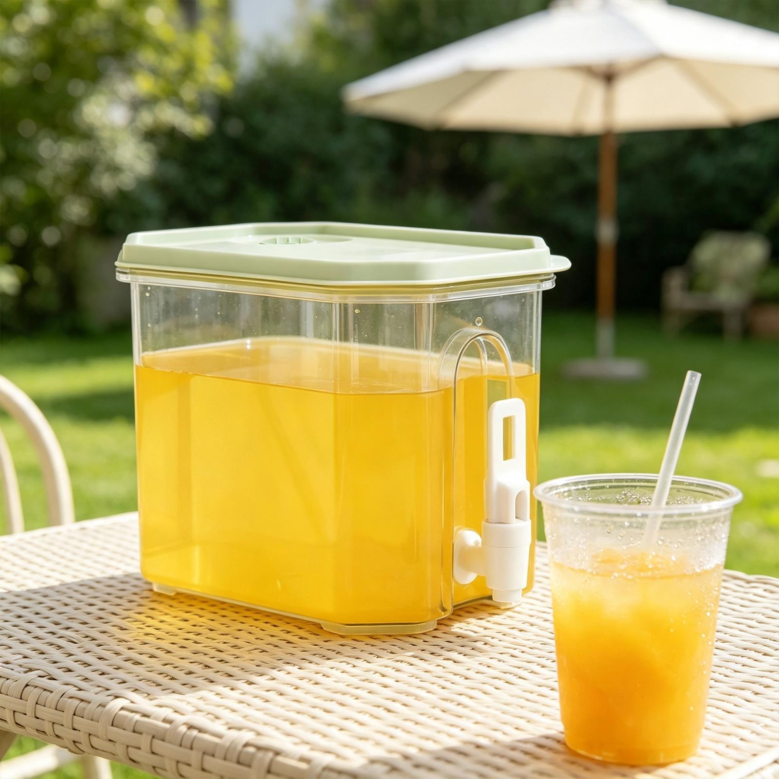 موزع مشروبات زجاجي سعة 3.5 لتر - مراجعة Cold Drink Dispenser وسعره