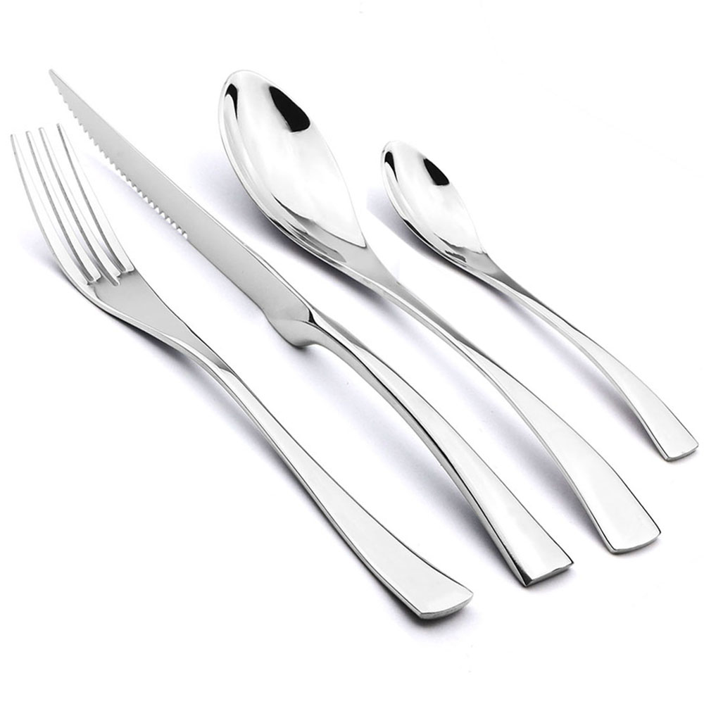 طقم أدوات مائدة من الفولاذ الم - مراجعة Commercial Kitchen Knives وسعره