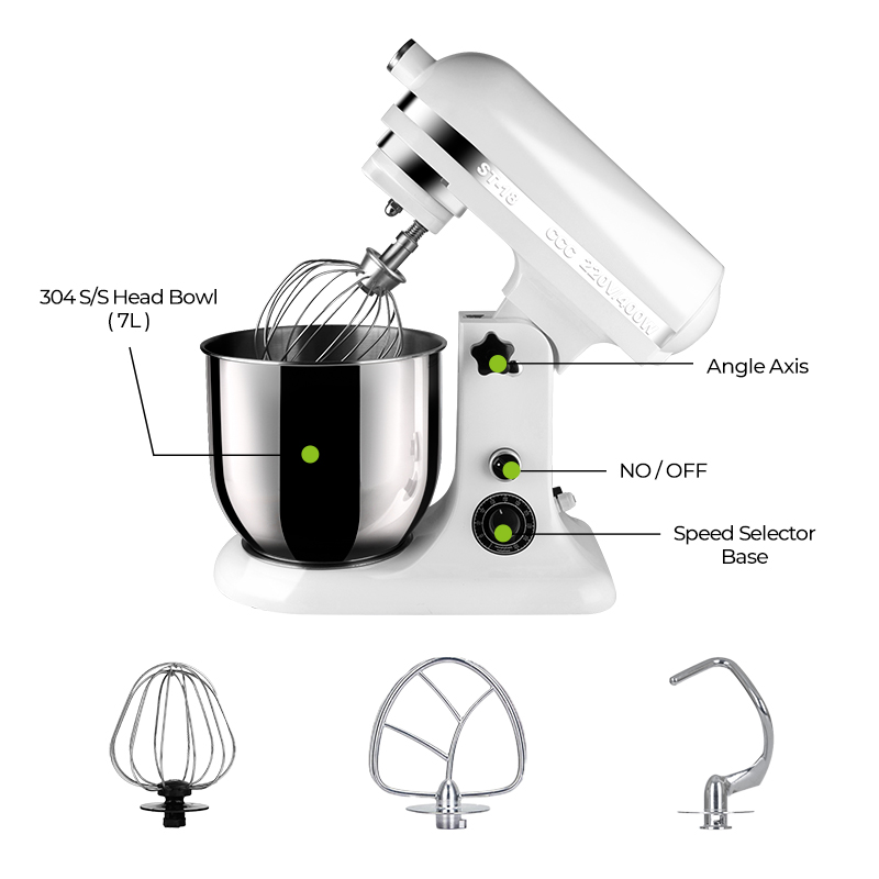 خلاطات طعام كهربائية متعددة ال - مراجعة Commercial Kitchen Aid Stand Mixer وسعره