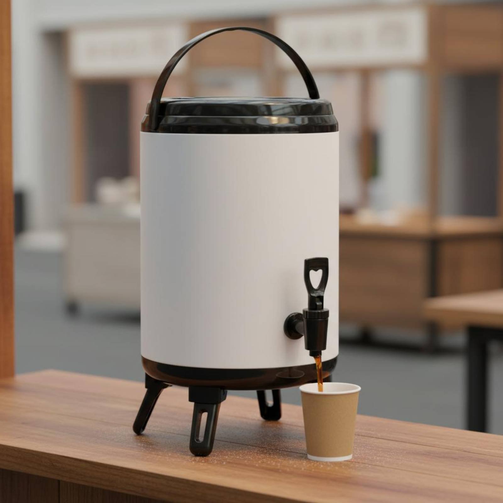 وعاء شاي الحليب الاحترافي مع غ - مراجعة Cold Drink Dispenser وسعره