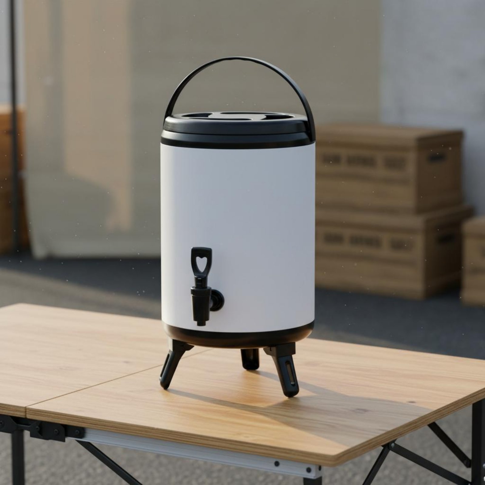 وعاء شاي الحليب الاحترافي مع غ - مراجعة Cold Drink Dispenser وسعره