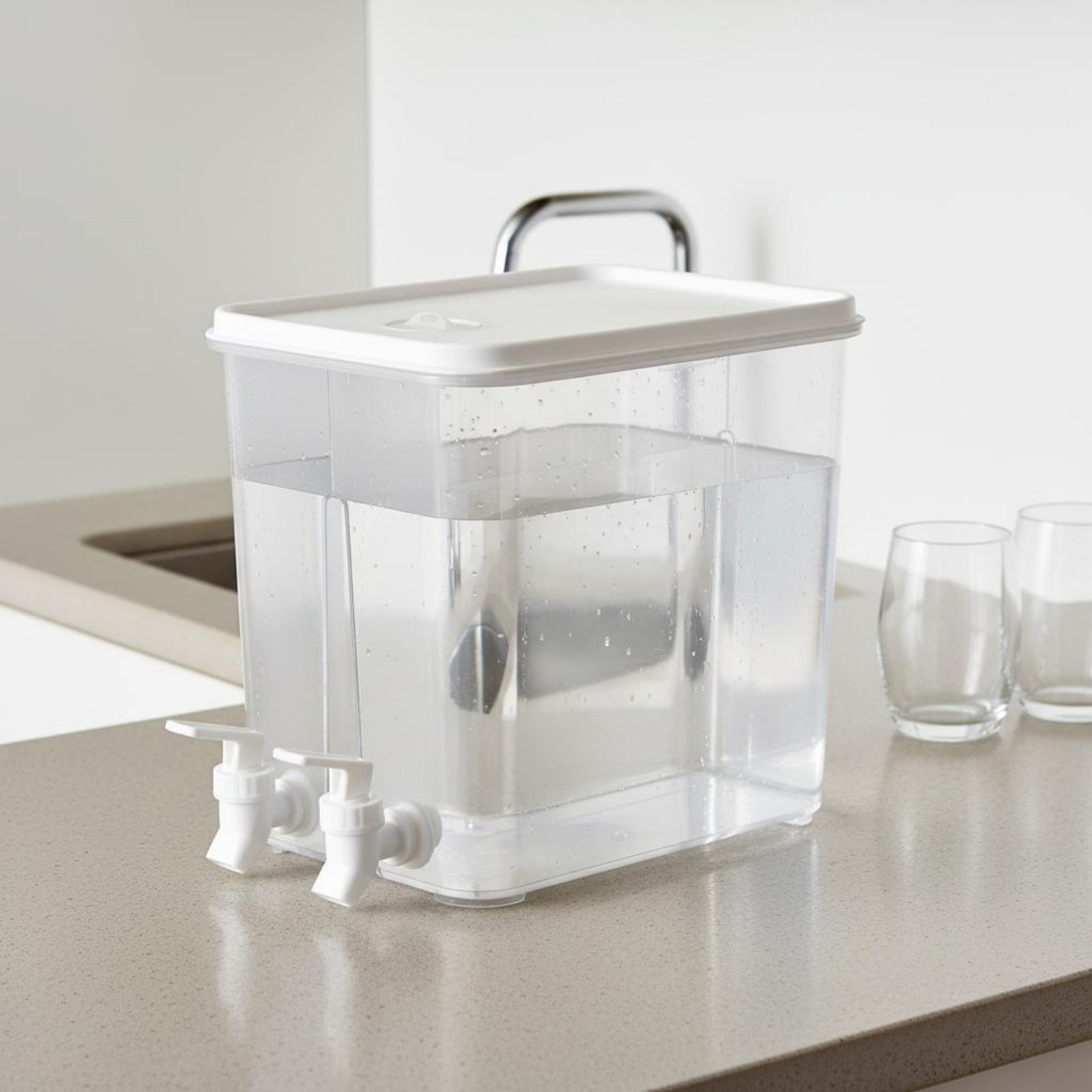 إبريق ماء كبير السعة مع صنبور، - مراجعة Cold Drink Dispenser وسعره