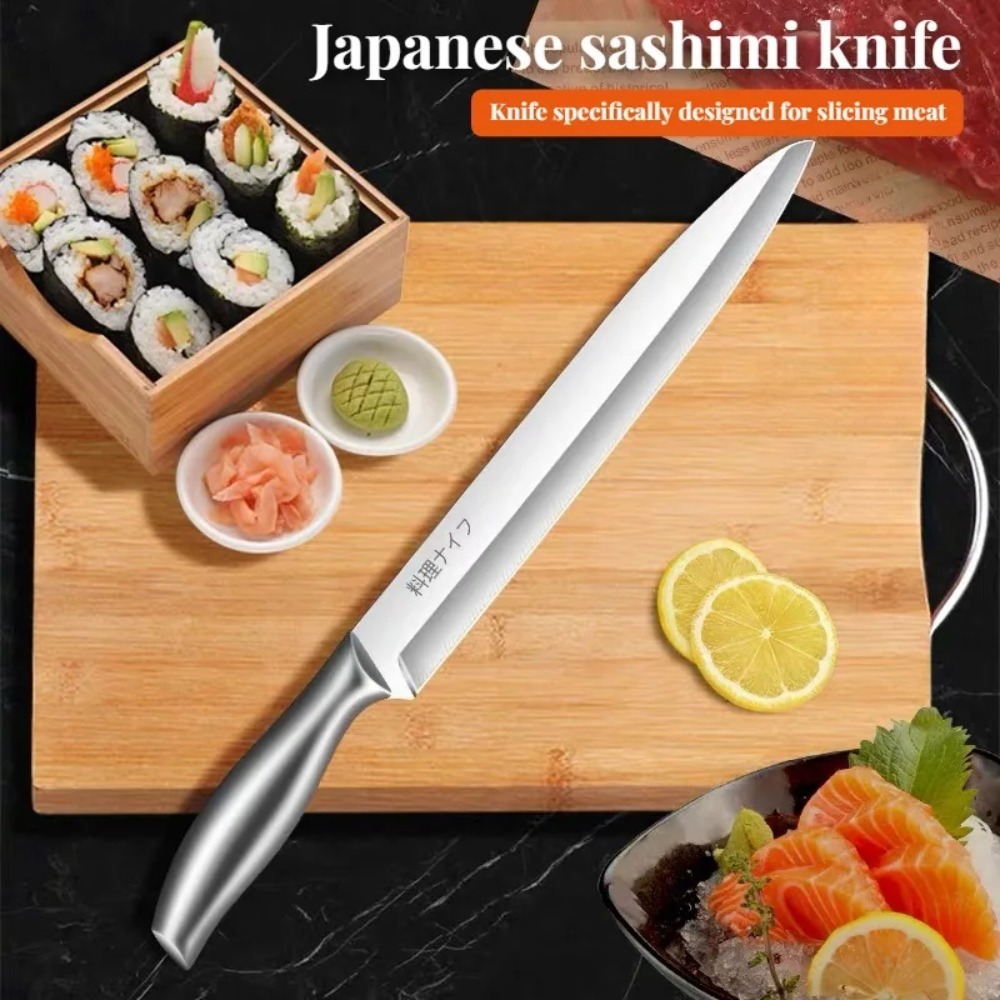 سكين ساشيمي السلمون الياباني ا - مراجعة Commercial Kitchen Knives وسعره